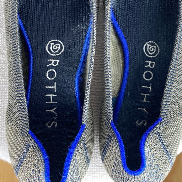 Rothy's Womens 9 Ballet Flats Shoes Walnut Python Tan Black RARE Retired - Picture 7 of 8